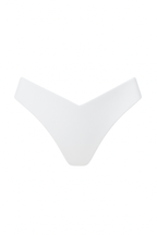 White bikini bottom on a white background